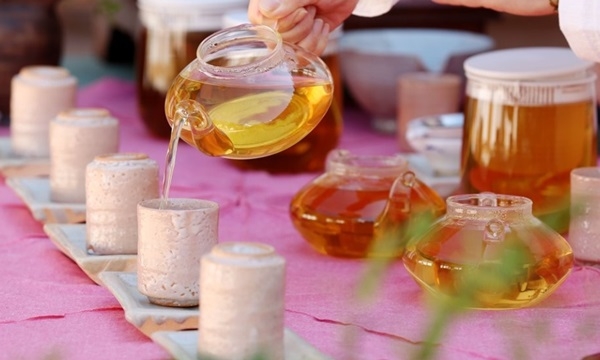 전통차 체험 모습 / 연합뉴스