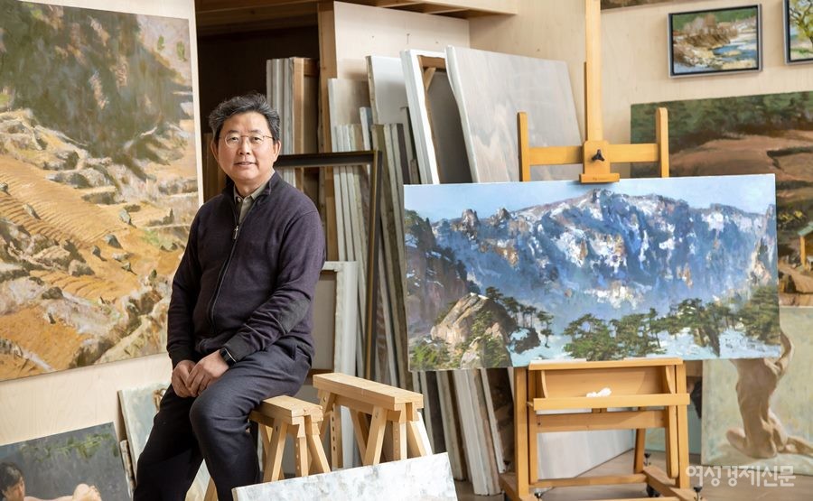 서양화가 이원희 / 이맹호 기자