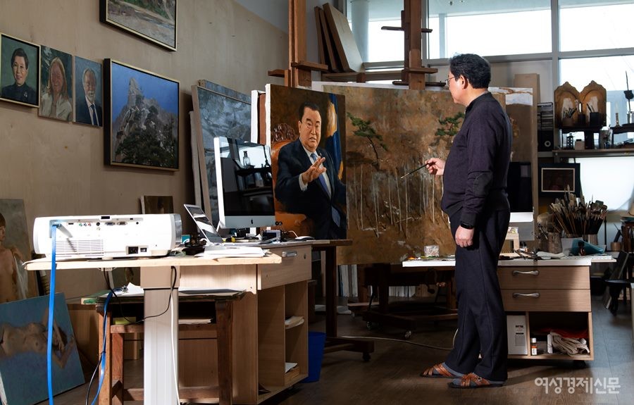 서양화가 이원희 / 이맹호 기자