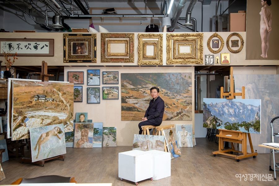 서양화가 이원희 / 이맹호 기자