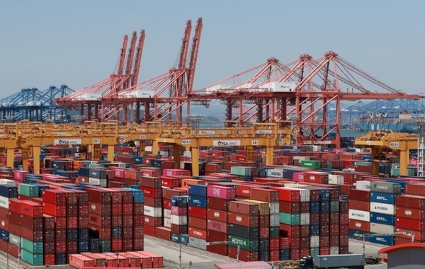 5월 부산 강서구 부산신항 모습. / 연합뉴스