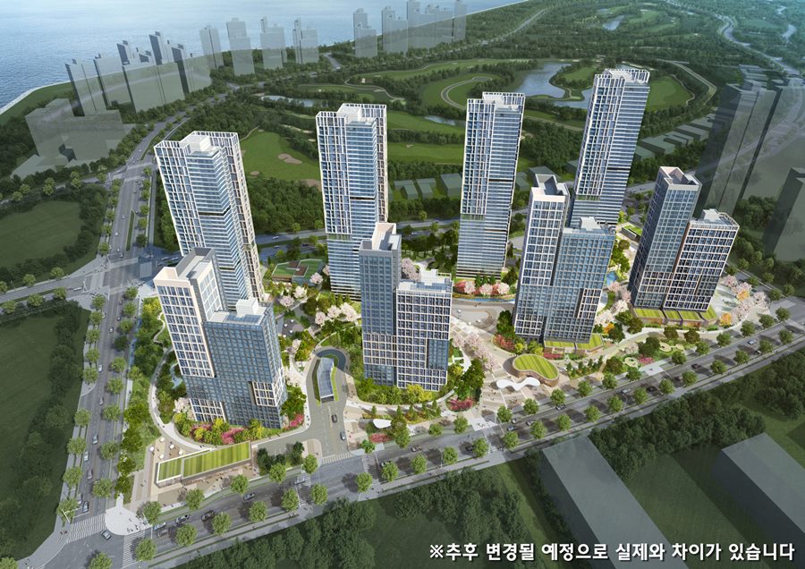 힐스테이트 레이크 송도 3차 조감도 / 현대건설 제공