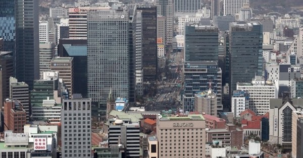 서울 남산에서 바라 본 서울 종로 모습 / 연합뉴스
