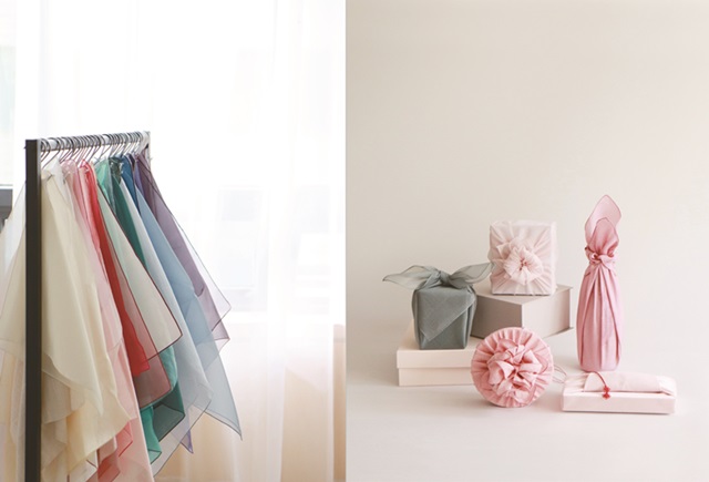 저자 박진숙은 원단 선택부터 보자기 제작과 포장법 등을 책에 담았다. / 재승출판 제공