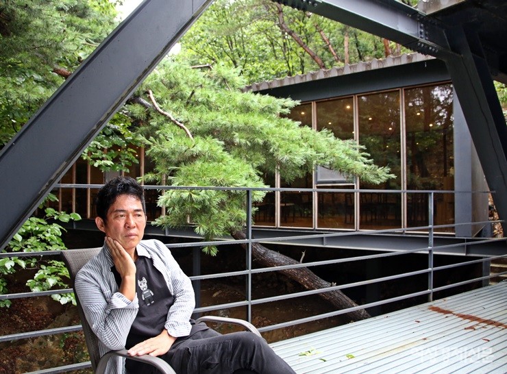 유알컬처파크에서 만난 이형호 대표 / 박철중 기자