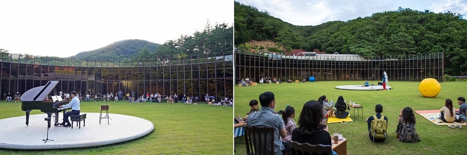 유알컬처파크 '사운드 포커싱 홀'에서는 다양한 공연이 펼쳐진다. / 유알컬처파크 제공