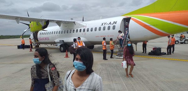 국제선은 특별기만 다니고 현재는 국내선만 운항 중이다.