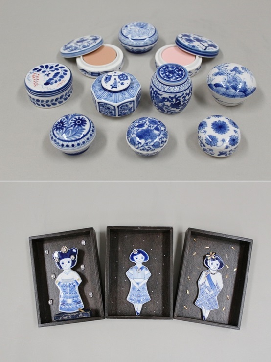 올해 말 한국전통문화대학교 학교기업에서 '프린세스 화협'으로 출시될 화장품(위)과 화협옹주 캐릭터(아래). / 문화재청 제공