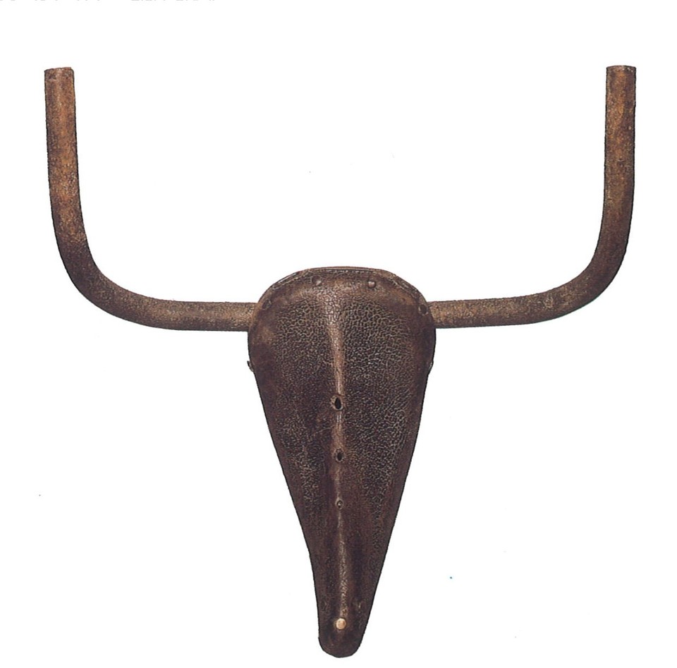 파블로 피카소가 자전거 안장과 핸들을 가지고 조립한 조각 작품 ‘황소 머리(Tête de taureau)’. 파리 피카소 박물관 소장.