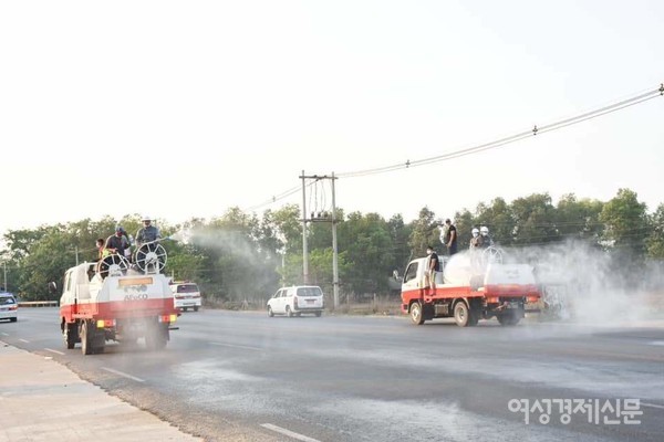 한국에서 생산된 산불진화 차량을 보유하고 있다. 미얀마와 캄보디아에 보급해주어 인기를 모았다. 틈틈이 코로나19 방역서비스를 하기 위해 거리를 달린다.