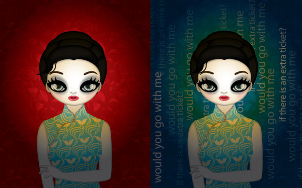 어린아이의 몸에 인형처럼 큰 눈의 여성 그림으로 세계적인 명성을 얻고 있는 아티스트 마리킴이 피카프로젝트와 공동기획으로 ‘엑스아트 프로젝트’를 시작한다. 마리킴의 작품. /마리킴 홈페이지