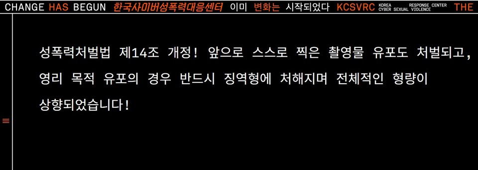 한국사이버성폭력대응센터(한사성)이 28일 입장문을 통해 최근 지자체 사이에서 불법촬영을 비롯한 디지털 성범죄 시민 모니터링단 사업을 우후죽순으로 벌이는 것에 대해 우려를 밝혔다. 사진은 한사성 홈페이지 캡쳐.