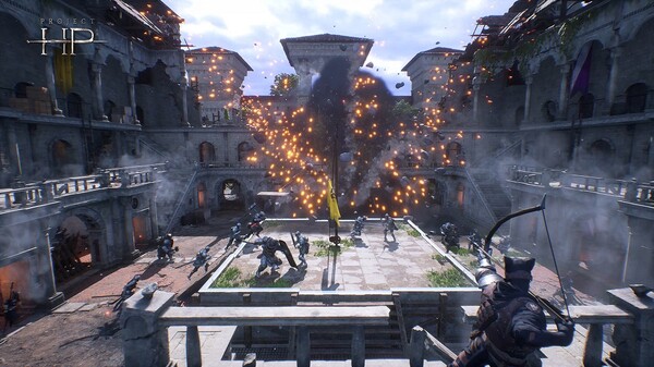 ‘프로젝트 HP’ 콘텐츠 중 하나인 쟁탈전 ‘파덴’에선 지고 있는 진영이라도 후반부 ‘최후의 저항’을 통해 역전을 노려볼 수 있다. /넥슨