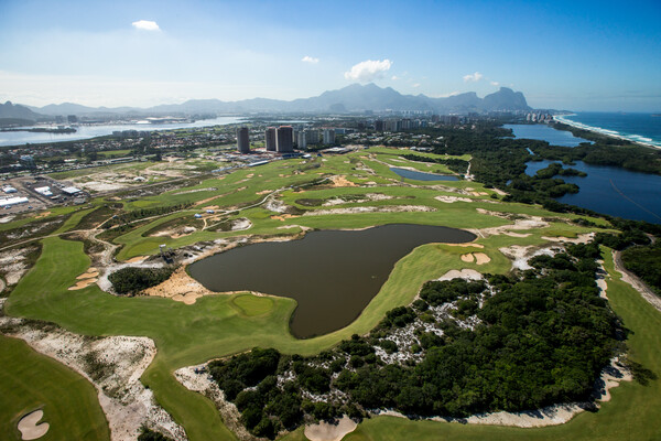 미국의 길 핸스(Gil Hanse)가 설계한 브라질 리우 올림픽 골프코스