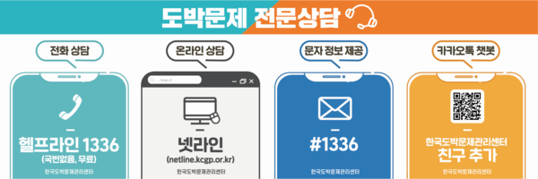 한국도박문제관리센터 서울센터가 (사)청년과 미래와 함께 청년 도박문제 예방 정책공청회를 온라인 개최한다. /한국도박문제관리센터