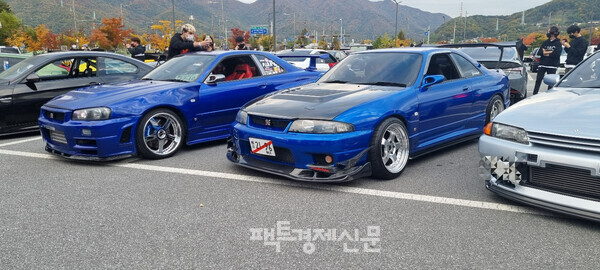 Peaches 행사에 전시된 차량./ 김현우 기자