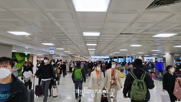지난 15일 제주공항 모습./ 김현우 기자