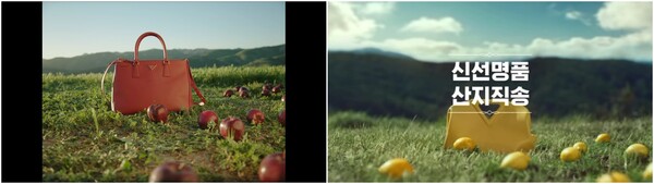 발란(오른쪽) 광고가 프라다(왼쪽)를 표절했다는 논란에 휩싸였다. /'Prada' 유튜브 채널, '발란' 유튜브 채널