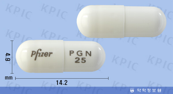 리리카캡슐25밀리그램./약학정보원