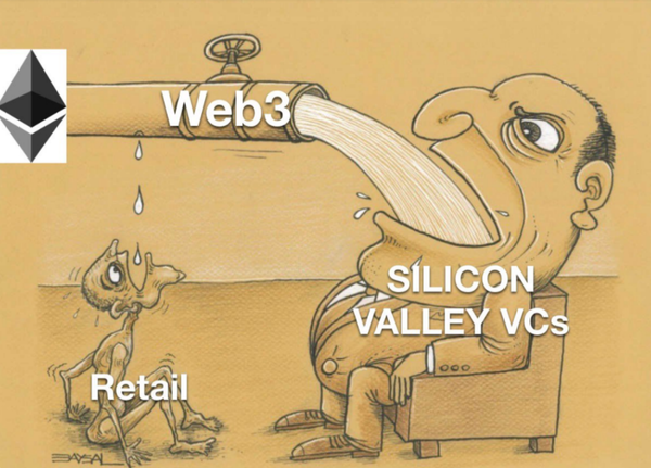 '실리콘 VC의 배만 불려주는 웹3'일러스트./트위터