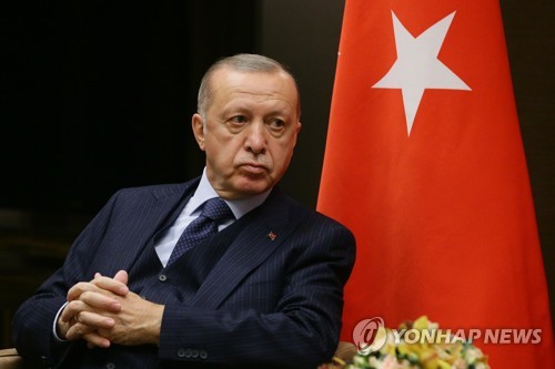 터키 대통령 레제프 타이이프 에르도안./연합뉴스
