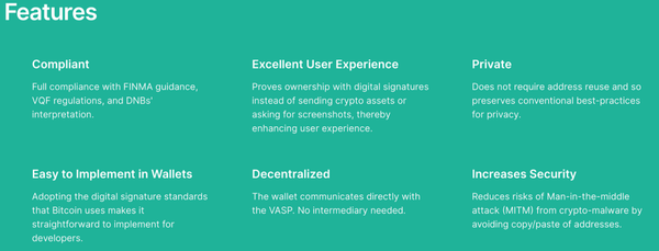 스위스 금융권에서 실험하고 있는 지갑 주소 소유 증명 프로토콜(AOPP). /AOPP그룹