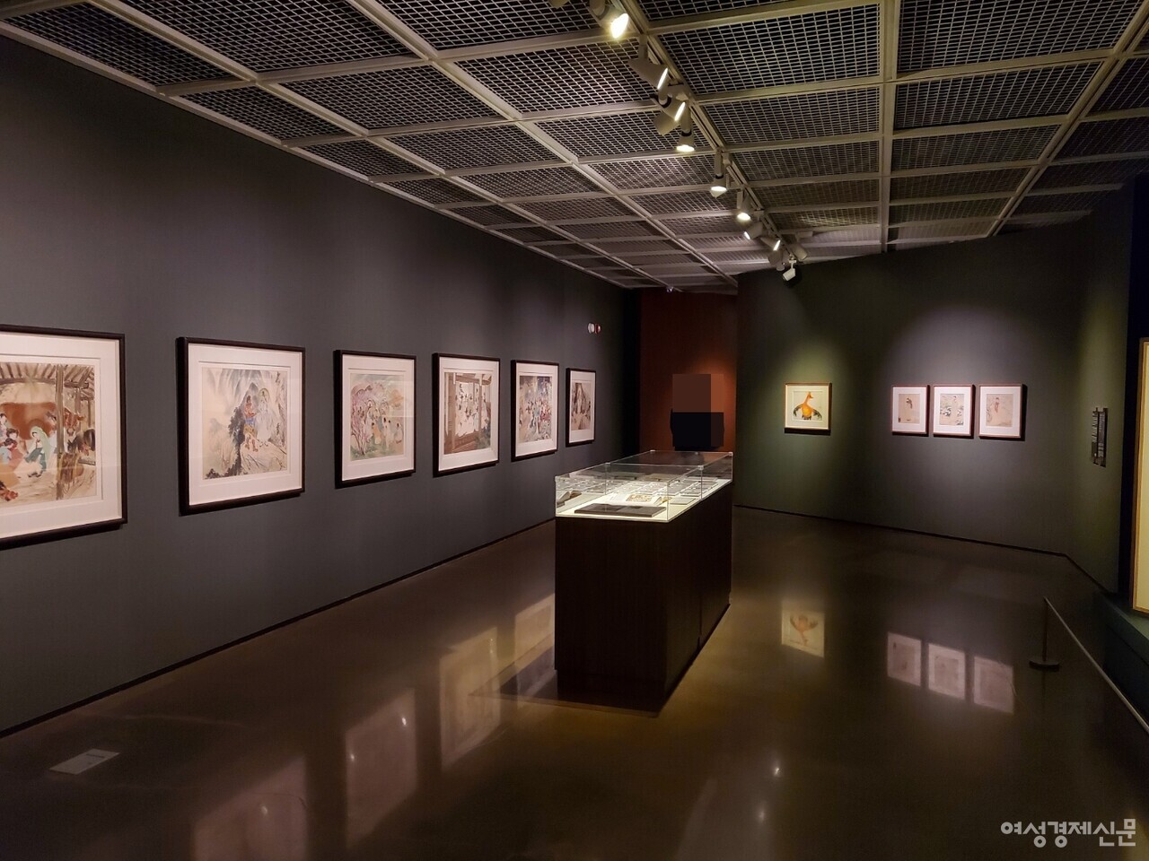 1부에서 처음 만날 수 있는 넓은 공간엔 운보 김기창의 그림이 모였다. /이호준 기자