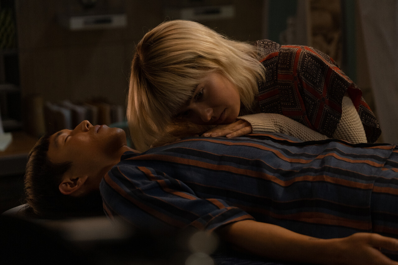 ‘애프터 양’에서 로봇 인간이라는 섬세한 연기를 선보인 저스틴 민은 할리우드가 주목하는 신예 배우다. /전주국제영화제 사무국