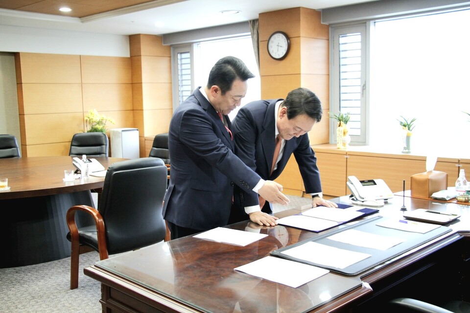 최호 국민의힘 평택시장 후보는 지난 2일 국민의 삶을 바꾸기 위해서는 지방선거 승리를 통한 정권교체를 완성해야 한다고 강조했다. /사진 제공=최호 국민의힘 평택시장 후보.