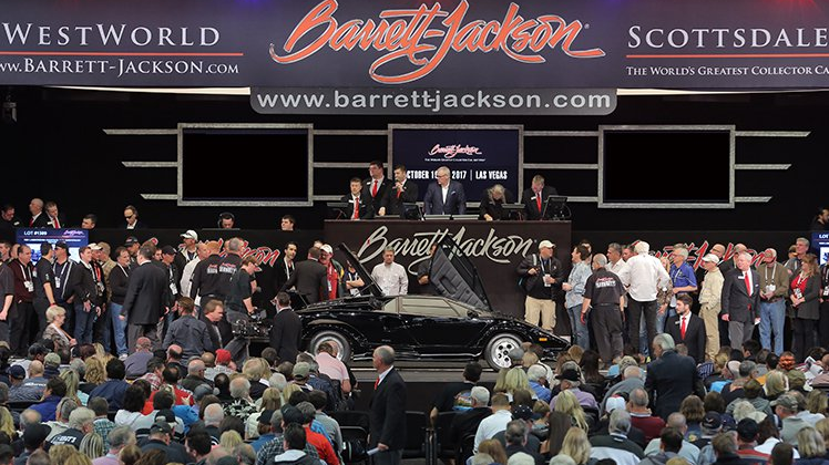 미국 경매 전문 회사 '바렛 잭슨' 주최로 컬렉터 클래식카 경매가 진행되고 있다. /바렛 잭슨(Barrett-Jackson)