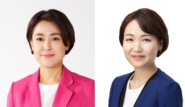 국민의힘 황보승희 의원 더불어민주당 홍정민 의원