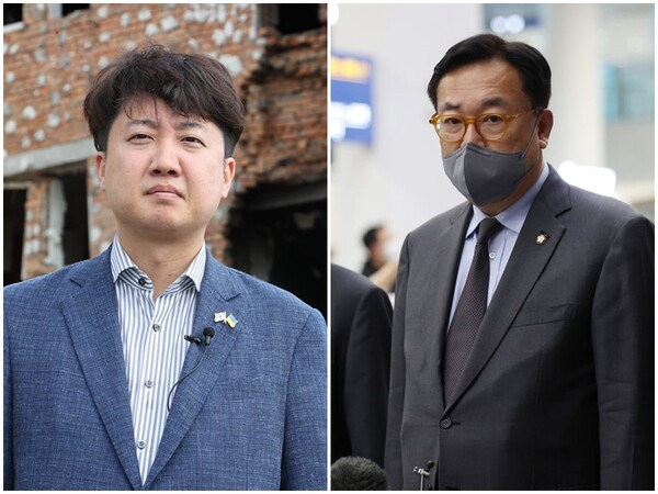 국민의힘 이준석 대표와 정진석 의원. /연합뉴스