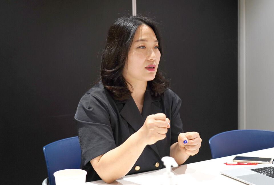 최서윤 대표는 예비 창업가들에게 "기본적으로 창업센터의 입주를 권장하고 그곳에서의 프로세스와 교육 네트워킹 등을 최대한 활용하라"고 조언했다. /장세곤 기자