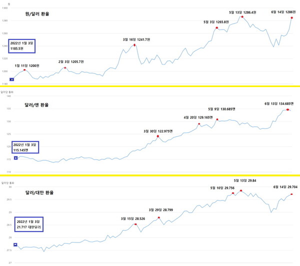 신흥국에 대한 화폐가치가 떨어지면서 자본유출이 심화되고 있다. 환율 급등은 전 세계적인 현상이 됐다. /여성경제신문
