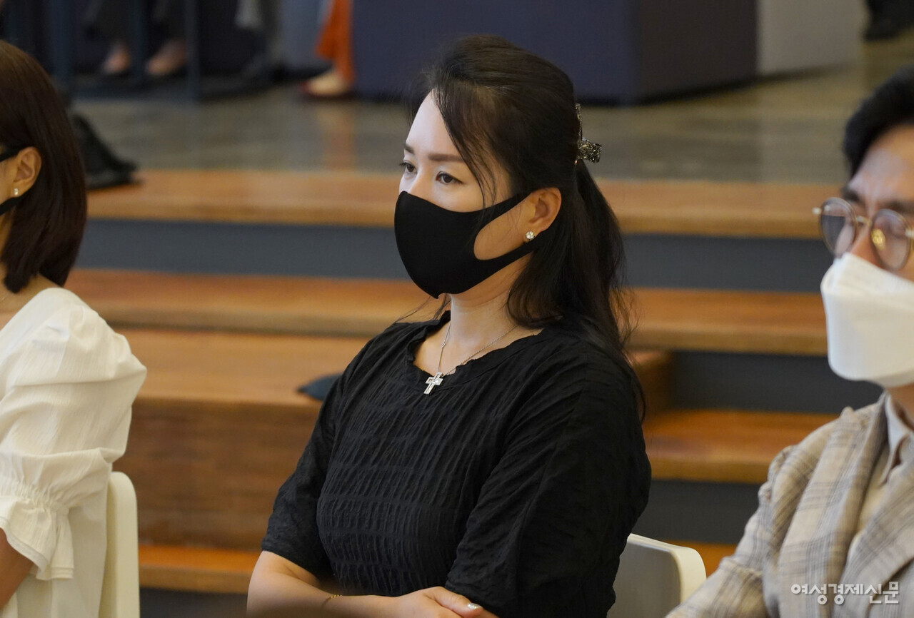 29일 열린 2022 제1회 WE 포럼에 참석한 1994년 미스코리아 미 김미숙 씨. /장세곤 기자