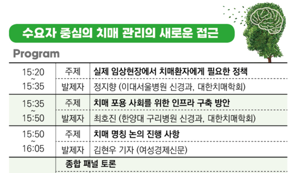 2022 대한민국 치매 정책 토론회. /여성경제신문