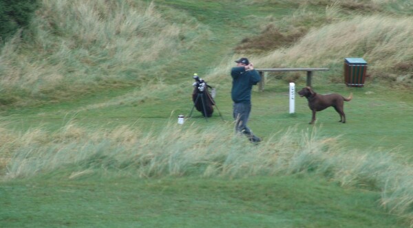 프레스트윅GC의 회원과 반려견 /오상준