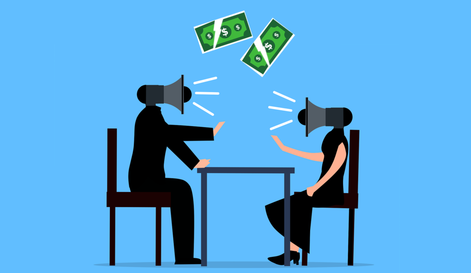 재물의 크기와 말의 횟수는 반비례한다. 말을 많이 할수록 돈은 점점 사라진다. / 픽사베이