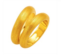 기억 속 외할머니의 반지와 유사한 모양의 금가락지 /사진=한국금다이아몬드거래소