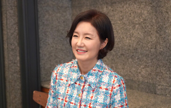 김연주 전 국민의힘 상근부대변인이 4일 여성경제신문과 인터뷰하고 있다. /장세곤 기자