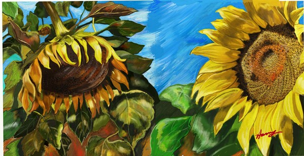 마음먹기에 따라 달라지는 기분을 표현했다. 갤럭시노트20울트라 /그림=홍미옥