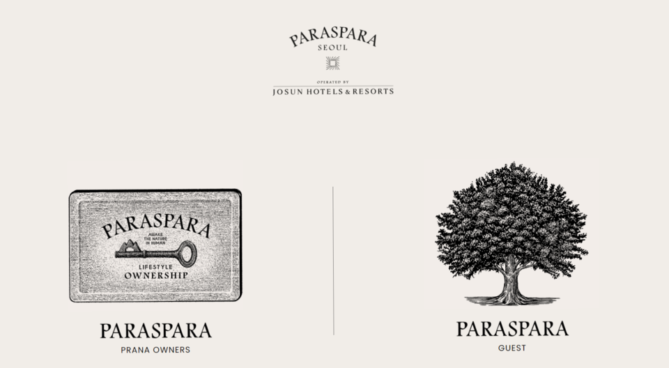 '파라스파라 호텔' 메인 페이지에 한글이 없어 내국인 소비자가 호텔사이트 이용에 어려움을 겪고 있다. /'파라스파라 호텔' 메인 페이지