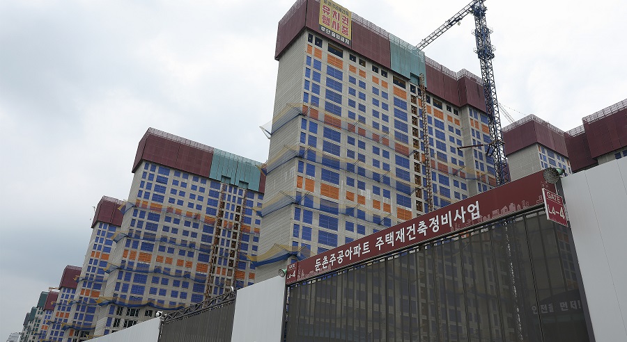 서울시 강동구 둔촌주공아파트 재건축 현장 /연합뉴스