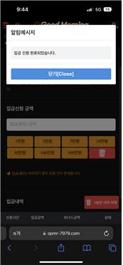 불법 스포츠 토토 도박사이트. 충전 금액은 1만원부터 시작한다(사진 3). /이수지