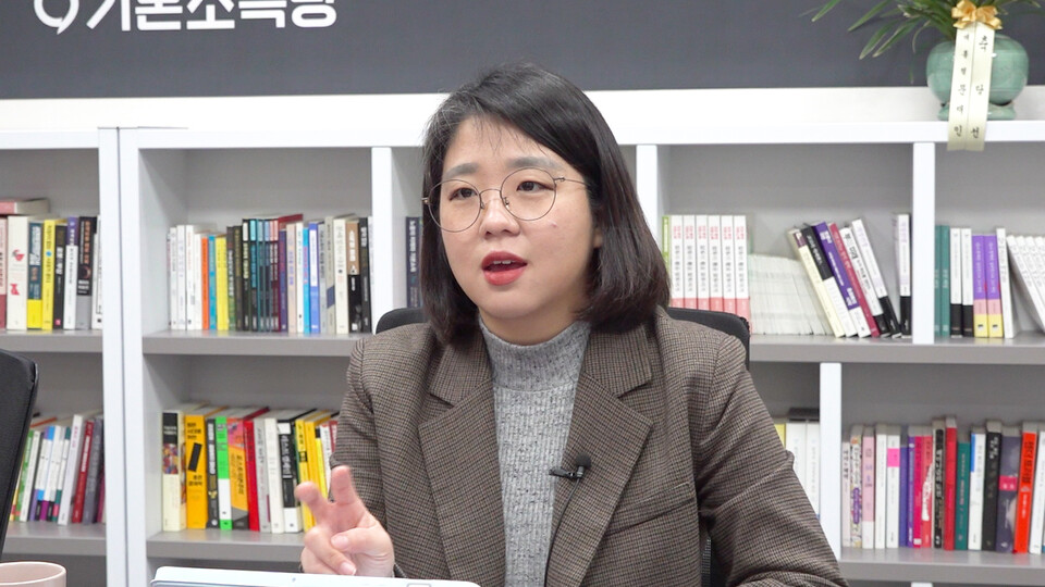 지난 26일 용혜인 기본소득당 의원과 국회 의원회관 사무실에서 만나 인터뷰를 진행했다. / 장세곤