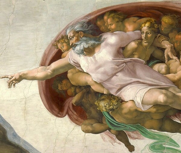 남성으로 묘사돼온 하나님. 미켈란젤로 성화 천치창조 /연합뉴스