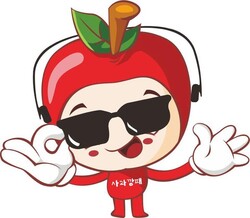 포천의 사과 농장은 농장 이름 하나로 북부 지역 사과를 평정했다. 농장 이름이 ‘사과 깡패’이다. 선글라스를 낀 사과를 캐릭터로 만들고 농장 앞에 조형물로 떡하니 얹어 놓으니 사람들이 열광한다. /사과 깡패