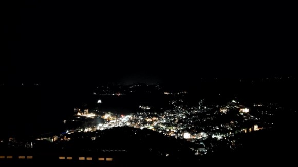 언제 봐도 마음이 편안해지는 소소한 아타미의 야경 /사진=양은심