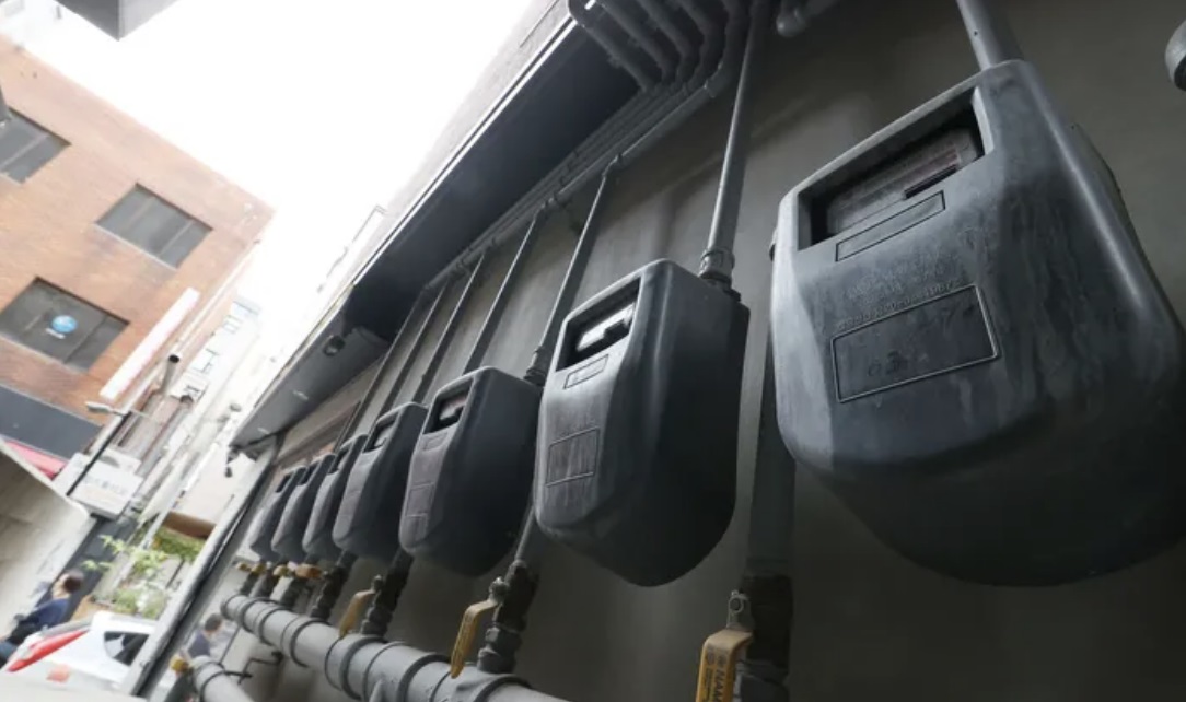 서울시내 한 주택가에 설치된 가스계량기 /연합뉴스