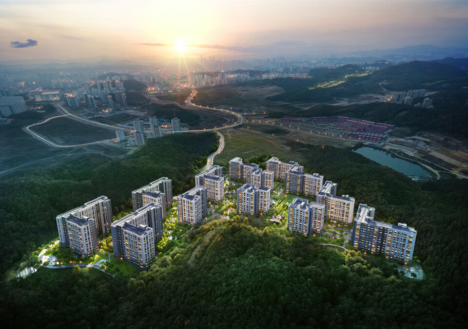 'e편한세상 동탄 파크아너스' 조감도 /DL이앤씨 제공